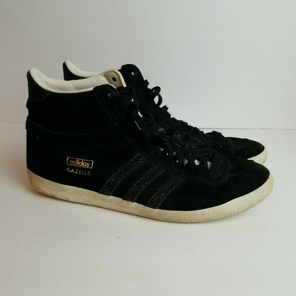 adidas Shoes | Adidas Og Gazelle Ef Mid Black Suede Mid Top 9 ... adidas Shoes | Adidas Og Gazelle Ef Mid Black Suede Mid Top 9 ...